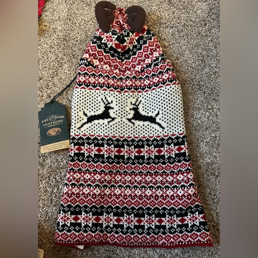 Telluride Dog sweater sz M